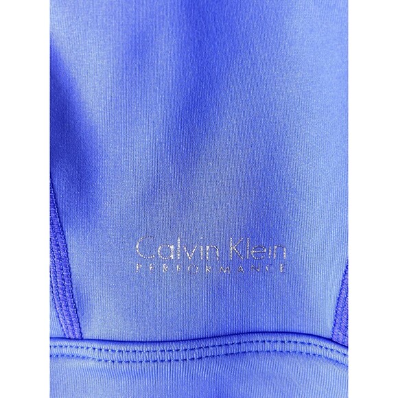 Calvin Klein Performance Quick Dry Womens‎ Small Work Out Exercise Bra Purple - Picture 7 of 7